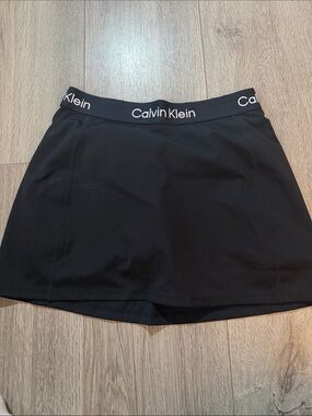 Calvin Klein Black Sport Skirt with Logo Band